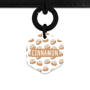 Bailey And Bone Pet ID Tag Cinnamon Bun Pet Tag