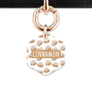 Bailey And Bone Pet ID Tag Cinnamon Bun Pet Tag