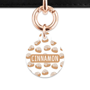 Bailey And Bone Pet ID Tag Cinnamon Bun Pet Tag