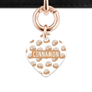 Bailey And Bone Pet ID Tag Cinnamon Bun Pet Tag