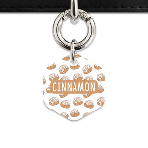 Bailey And Bone Pet ID Tag Cinnamon Bun Pet Tag