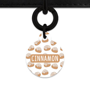 Bailey And Bone Pet ID Tag Cinnamon Bun Pet Tag