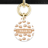 Bailey And Bone Pet ID Tag Cinnamon Bun Pet Tag