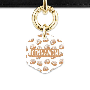 Bailey And Bone Pet ID Tag Cinnamon Bun Pet Tag