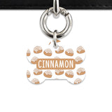 Bailey And Bone Pet ID Tag Cinnamon Bun Pet Tag