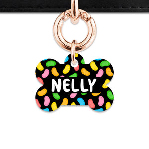 Bailey And Bone Pet ID Tag Jelly Beans Pattern Pet Tag