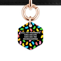 Bailey And Bone Pet ID Tag Jelly Beans Pattern Pet Tag