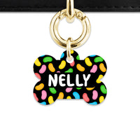 Bailey And Bone Pet ID Tag Jelly Beans Pattern Pet Tag