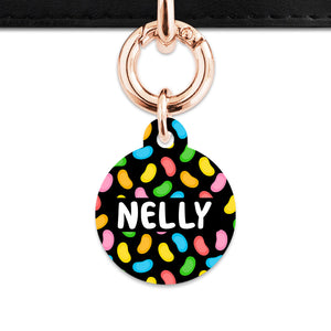 Bailey And Bone Pet ID Tag Jelly Beans Pattern Pet Tag