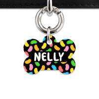 Bailey And Bone Pet ID Tag Jelly Beans Pattern Pet Tag