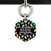 Bailey And Bone Pet ID Tag Jelly Beans Pattern Pet Tag