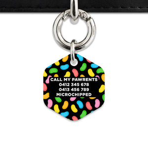 Bailey And Bone Pet ID Tag Jelly Beans Pattern Pet Tag