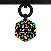 Bailey And Bone Pet ID Tag Jelly Beans Pattern Pet Tag