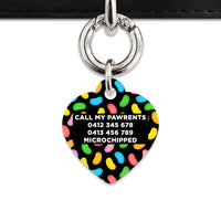 Bailey And Bone Pet ID Tag Jelly Beans Pattern Pet Tag