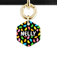 Bailey And Bone Pet ID Tag Jelly Beans Pattern Pet Tag