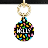Bailey And Bone Pet ID Tag Jelly Beans Pattern Pet Tag