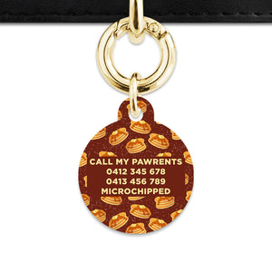 Bailey And Bone Pet ID Tag Pancakes Pattern Pet Tag