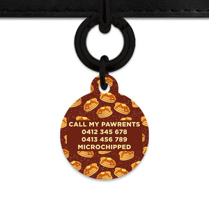 Bailey And Bone Pet ID Tag Pancakes Pattern Pet Tag