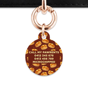 Bailey And Bone Pet ID Tag Pancakes Pattern Pet Tag