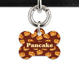 Bailey And Bone Pet ID Tag Pancakes Pattern Pet Tag
