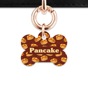 Bailey And Bone Pet ID Tag Pancakes Pattern Pet Tag