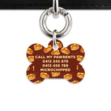 Bailey And Bone Pet ID Tag Pancakes Pattern Pet Tag
