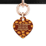Bailey And Bone Pet ID Tag Pancakes Pattern Pet Tag
