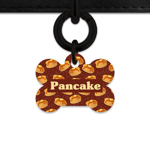 Bailey And Bone Pet ID Tag Pancakes Pattern Pet Tag