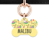 Bailey And Bone Pet ID Tag Pastel Summer Vibes Pet Tag