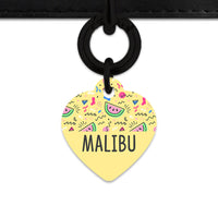 Bailey And Bone Pet ID Tag Pastel Summer Vibes Pet Tag