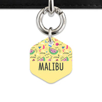 Bailey And Bone Pet ID Tag Pastel Summer Vibes Pet Tag