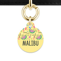 Bailey And Bone Pet ID Tag Pastel Summer Vibes Pet Tag