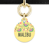Bailey And Bone Pet ID Tag Pastel Summer Vibes Pet Tag