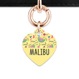 Bailey And Bone Pet ID Tag Pastel Summer Vibes Pet Tag