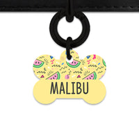 Bailey And Bone Pet ID Tag Pastel Summer Vibes Pet Tag