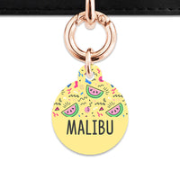 Bailey And Bone Pet ID Tag Pastel Summer Vibes Pet Tag