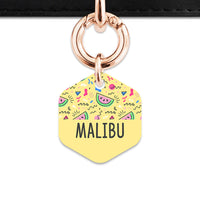 Bailey And Bone Pet ID Tag Pastel Summer Vibes Pet Tag