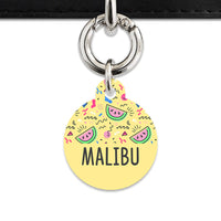 Bailey And Bone Pet ID Tag Pastel Summer Vibes Pet Tag