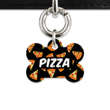 Bailey And Bone Pet ID Tag Pizza Pattern Pet Tag