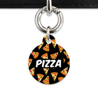 Bailey And Bone Pet ID Tag Pizza Pattern Pet Tag