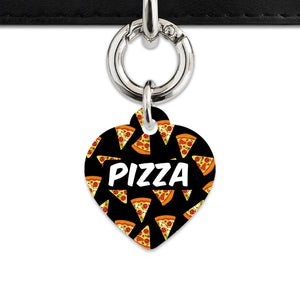 Bailey And Bone Pet ID Tag Pizza Pattern Pet Tag