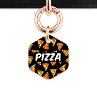 Bailey And Bone Pet ID Tag Pizza Pattern Pet Tag