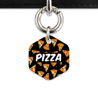 Bailey And Bone Pet ID Tag Pizza Pattern Pet Tag