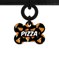 Bailey And Bone Pet ID Tag Pizza Pattern Pet Tag