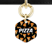 Bailey And Bone Pet ID Tag Pizza Pattern Pet Tag