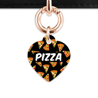 Bailey And Bone Pet ID Tag Pizza Pattern Pet Tag