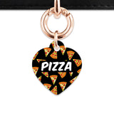 Bailey And Bone Pet ID Tag Pizza Pattern Pet Tag