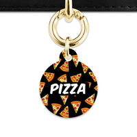 Bailey And Bone Pet ID Tag Pizza Pattern Pet Tag