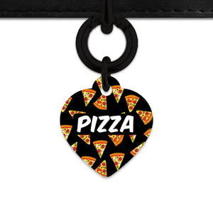 Bailey And Bone Pet ID Tag Pizza Pattern Pet Tag