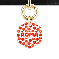 Bailey And Bone Pet ID Tag Tomato Pattern Pet Tag